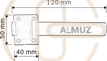 Klamka Milano 1831 - wymiary